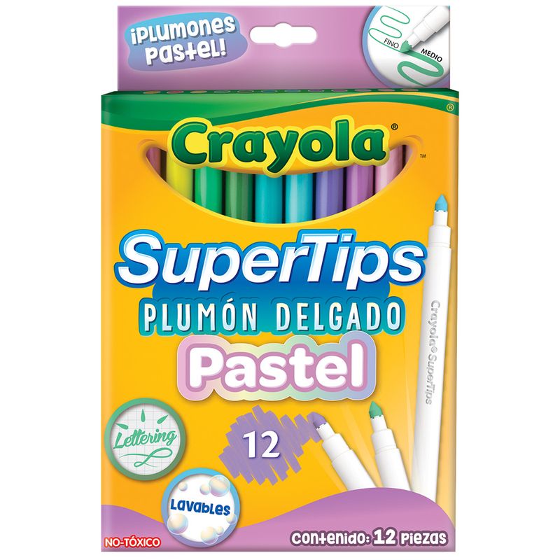 CRAYOLA SUPER TIPS 100  Crayola, Plumones, Plumones crayola