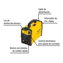 Soldadora Inversora Bi-voltaje 130A 127/220V Pretul