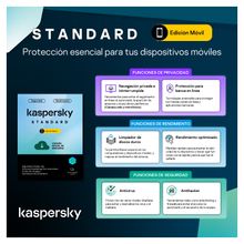 Antivirus Kaspersky Standard Mobile-Descargable