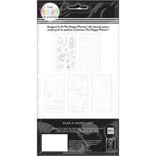 Stickers The Happy Planner Flores Transparentes 54 piezas