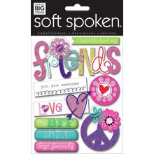Stickers The Happy Planner Mis Mejores Amigos 9 piezas