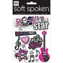 Stickers The Happy Planner Rock Star 8 piezas