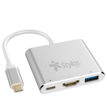 Hub USB-C Stylos 3 Puertos