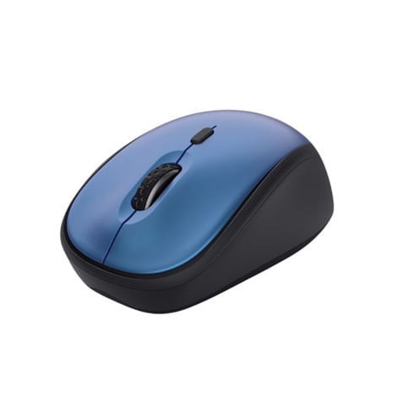 Mouse Inal mbrico Trust Yvi Ecol gico Silencioso Azul Teclados