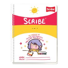 Cuaderno Profesional Rayado Scribe Super Girl 90 hojas