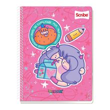 Cuaderno Profesional Cuadro Chico Scribe Super Girl 90 hojas