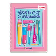 Cuaderno Profesional Cuadro Chico Scribe Super Girl 90 hojas