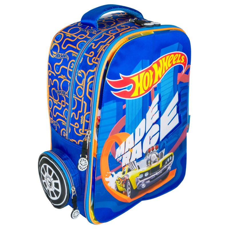 Mochila Yadatex Hot Wheels Azul