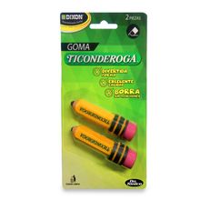 Goma Dixon Tinconderoga 2 piezas