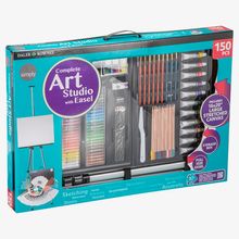 Set de Arte con Caballete de Aluminio Daler & Rowney 150 piezas