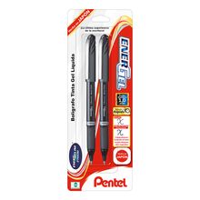 Bolígrafo Pentel EnerGel 1.0mm Negro 2 piezas
