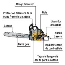 Motosierra a Gasolina Pretul 45 cc con Barra de 18'