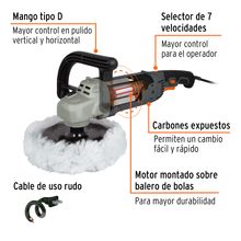Pulidora Industrial 7' 1200W Truper