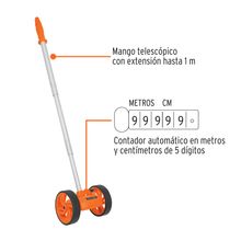 Odómetro con Doble Rueda de 4' Truper