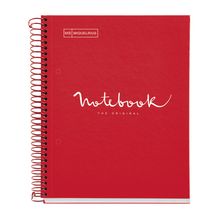 Cuaderno Forma Francesa Rayado Miquel Rius Emotions Rojo 120 hojas