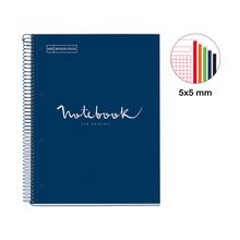 Cuaderno Profesional Cuadro Chico Miquel Rius Emotions Azul Marino 120 hojas