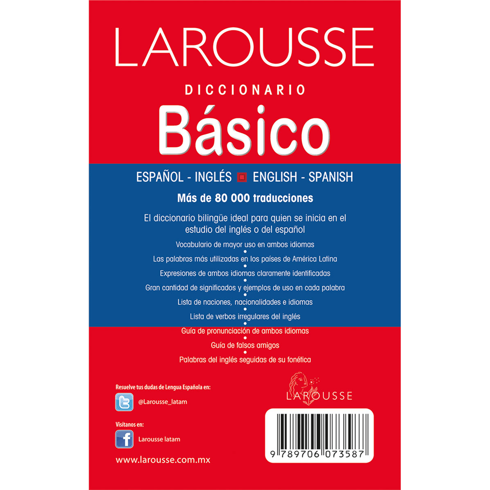 Diccionario Basico Larousse Inglés Español