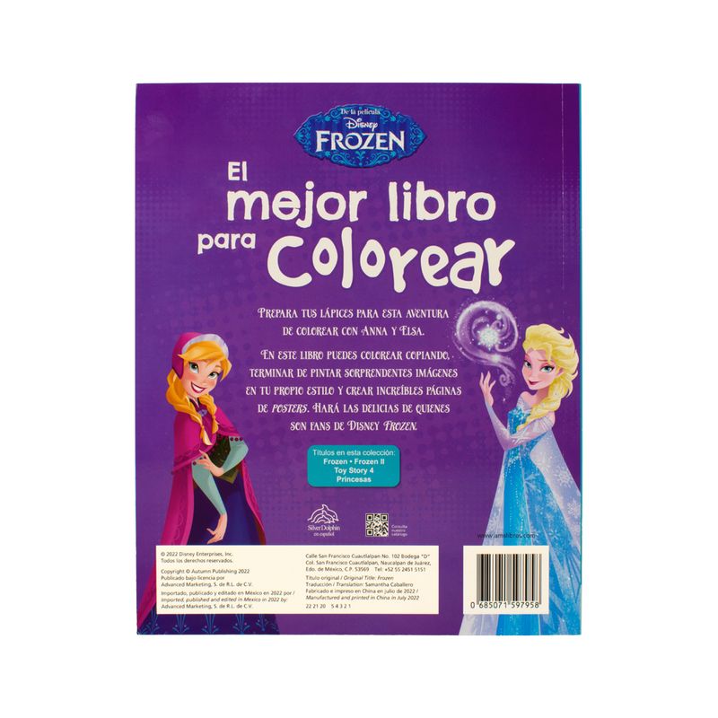 Libro Para Colorear Disney