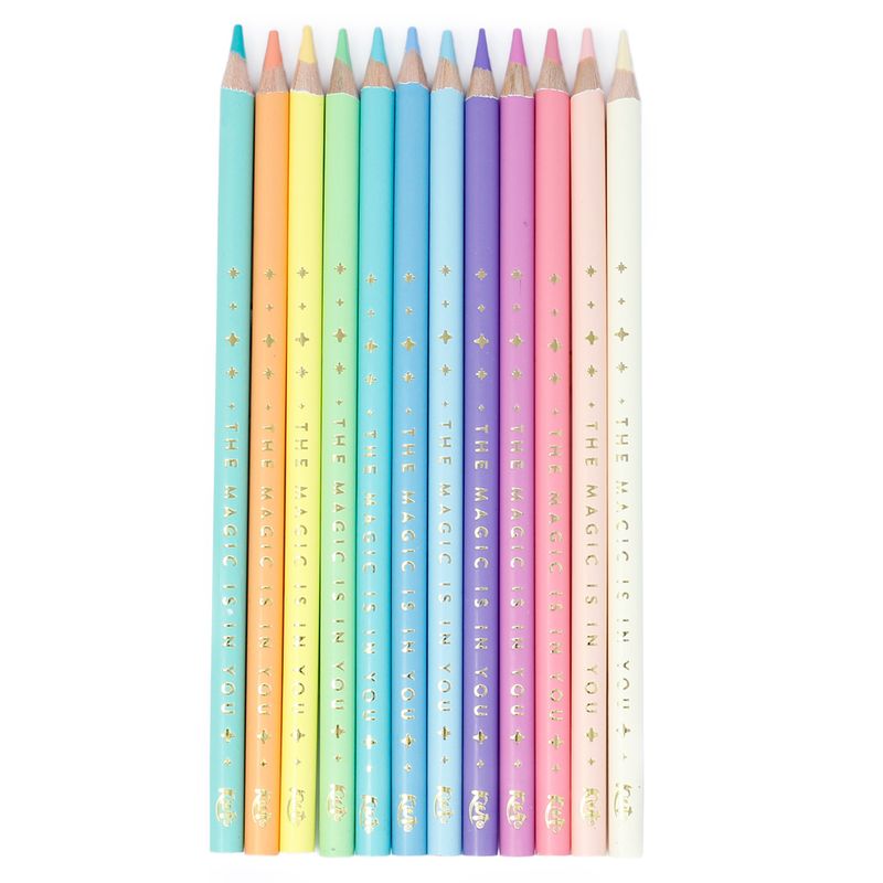 lapices de colores pastel Kiut, x6 y x12 unidades
