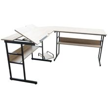 Escritorio en L Stuk Castilla Maple