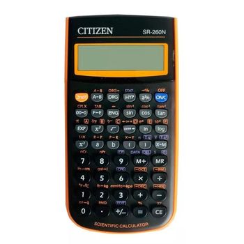 Calculadora Científica Citizen SR-260N 165 Funciones Naranja
