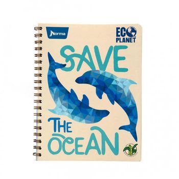 Cuaderno Profesional Cuadro Grande Norma Ecoplanet 100 hojas