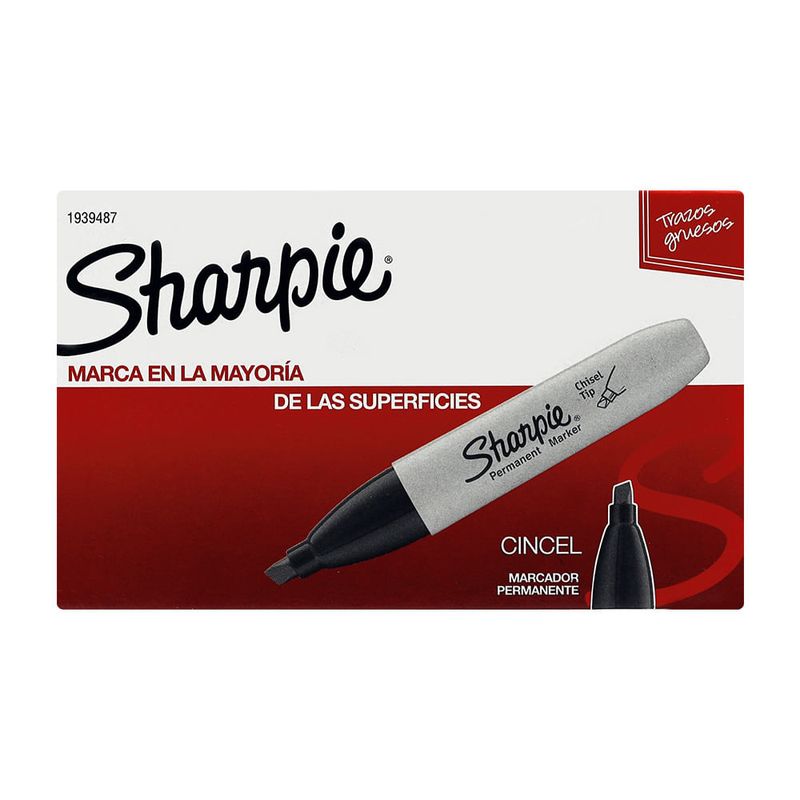 Marcador Permanente Sharpie King Size Negro – CIPAC – Diseño de Oficinas