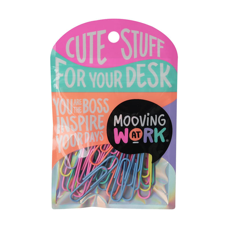 Clips Mooving Multicolor 50mm 25 piezas Clips OfficeMax