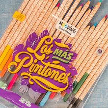 Lapices de Colores Mooving Los Más Pintones 24 piezas