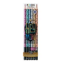 Lápices de Colores Mooving Metalizados 6 piezas