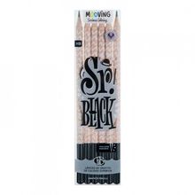 Lápices de Grafito Mooving Sr Black 6 piezas