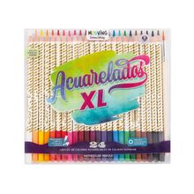 Lapices de Colores Mooving Acuarelados XL 24 piezas