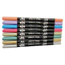 Marcadores Doble Punta Mooving Metallic Brush 8 piezas