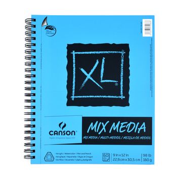 Álbum de Dibujo Canson XL Mixed Media A4+ 60 hojas