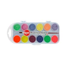 Acuarelas Roel Aperladas y Fluorescentes 12 pastillas