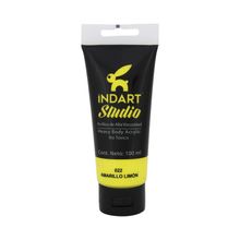 Pintura Acrílica Roel Indart Studio Amarillo Limón 100ml