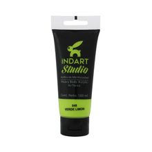 Pintura Acrílica Roel Indart Studio Verde Limón 100ml