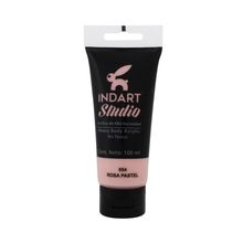 Pintura Acrílica Roel Indart Studio Rosa Pastel 100ml