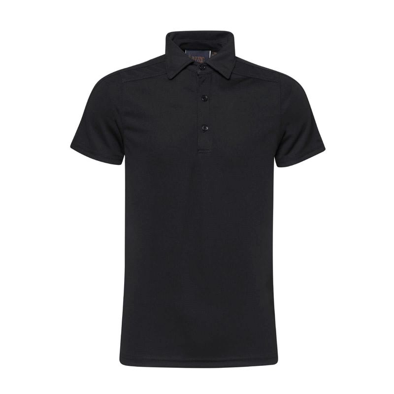 Playera Tipo Polo Golf Dry Fit Negro Caballero