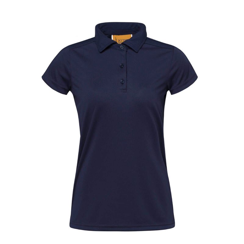 Playera Tipo Polo Golf Dry Fit Azul Marino Dama