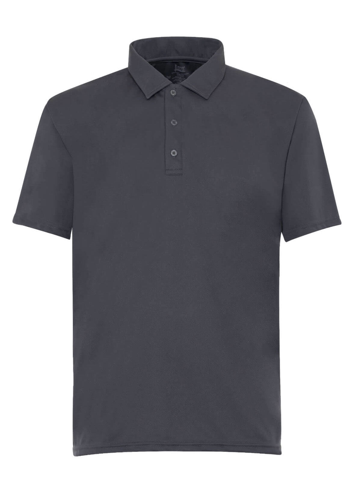 Playera Tipo Polo Dry Fit Gris Oxford Caballero Uniformes