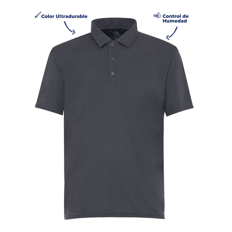 Camisa tipo store polo gris