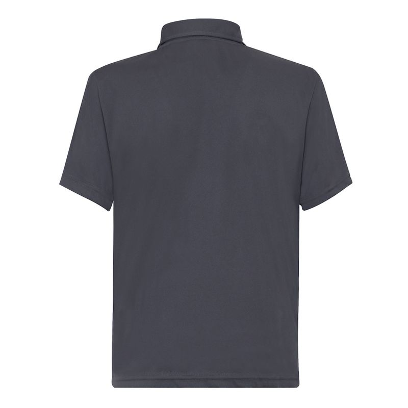 Playera Tipo Polo Dry Fit Gris Oxford Caballero | Uniformes ...