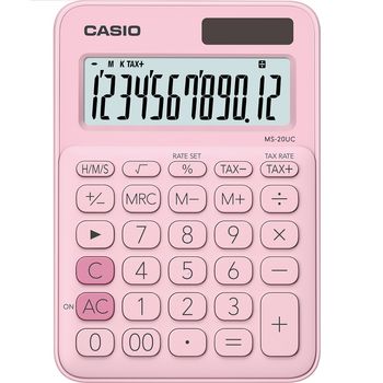 Calculadora de Escritorio Casio MS-20uc Rosa