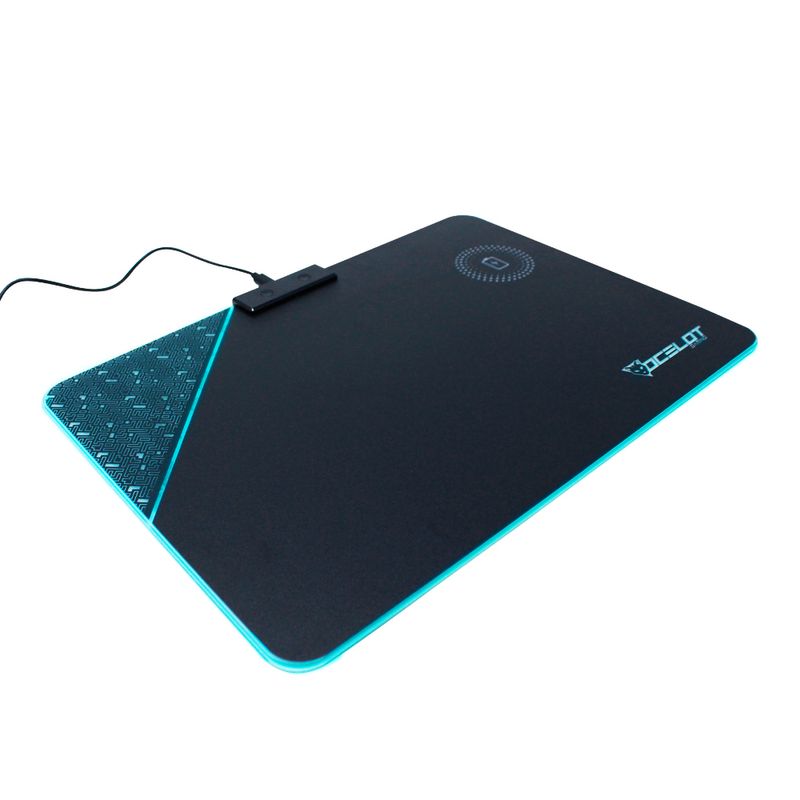 Mouse Pad Rígido con Cargador Inalámbrico para Smartphone Ghia Ocelot