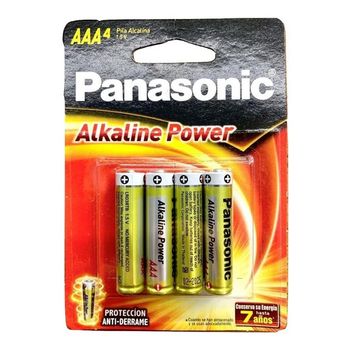 Pilas Alcalinas Panasonic AAA 4 piezas