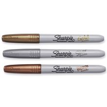 Marcador Permanente Sharpie Metalic 3 piezas