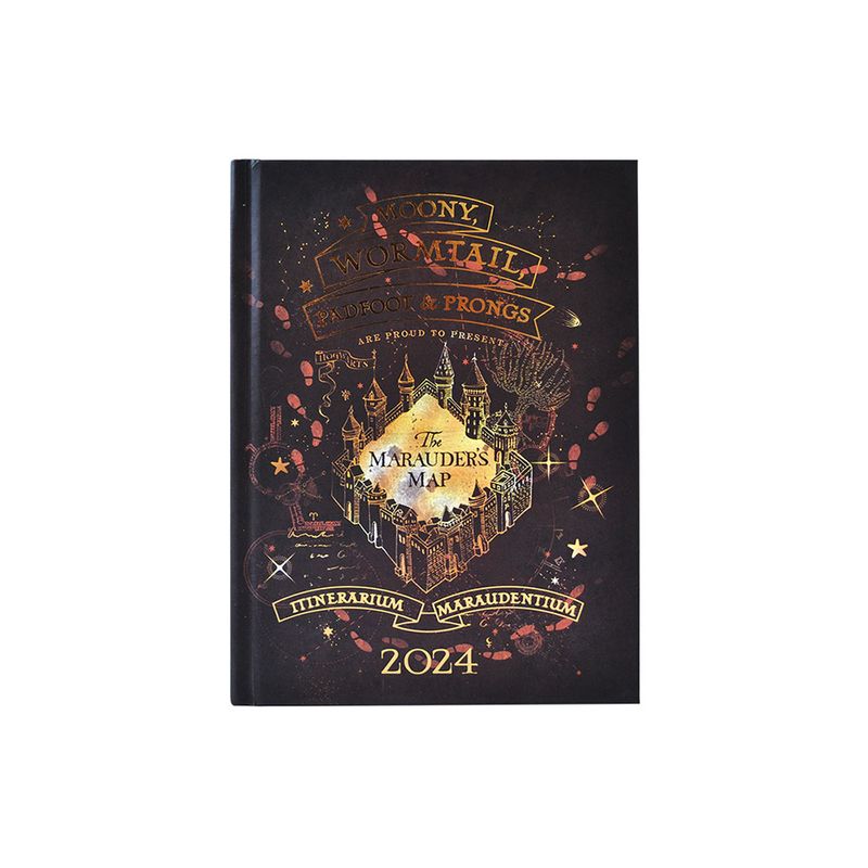 Agenda Diaria 2024 Danpex Harry Potter Mapa, Agendas