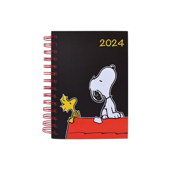 Agenda Diaria 2024 Danpex Snoopy Negra