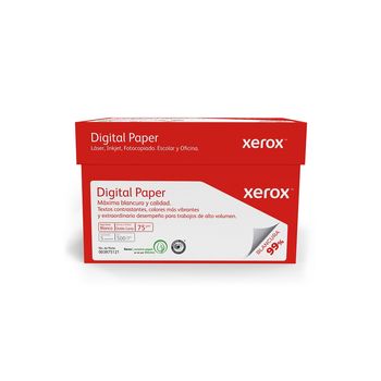 Caja de Papel Tamaño Doble Carta Multipropósito Xerox Digital Paper 99% Blancura 2500 hojas